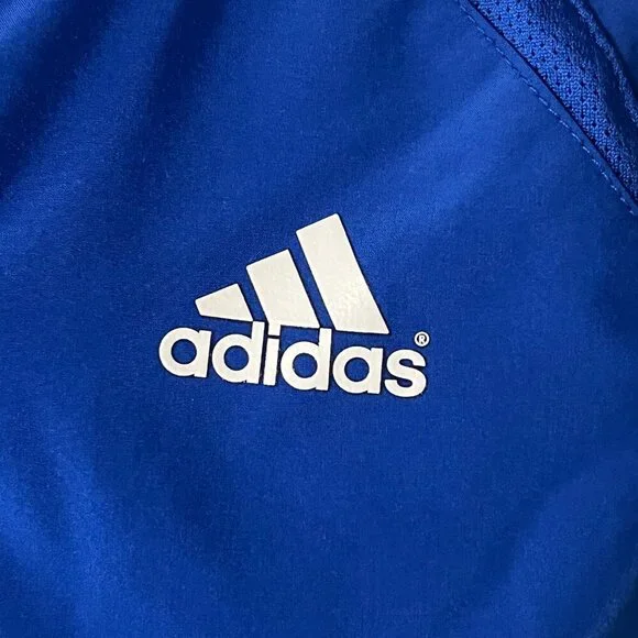 Adidas Windbreaker Pullover Size Medium Royal blue - 0326 - Picture 2 of 4